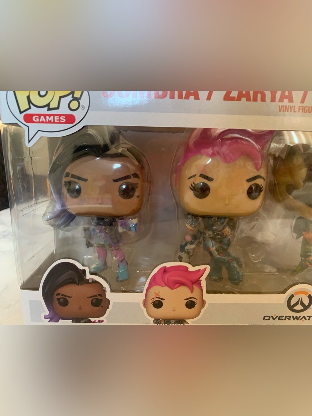 Overwatch Funko POP! Special Edition Sombra, Zarya , Junkrat & Mercy 4 Figures - Picture 3 of 10